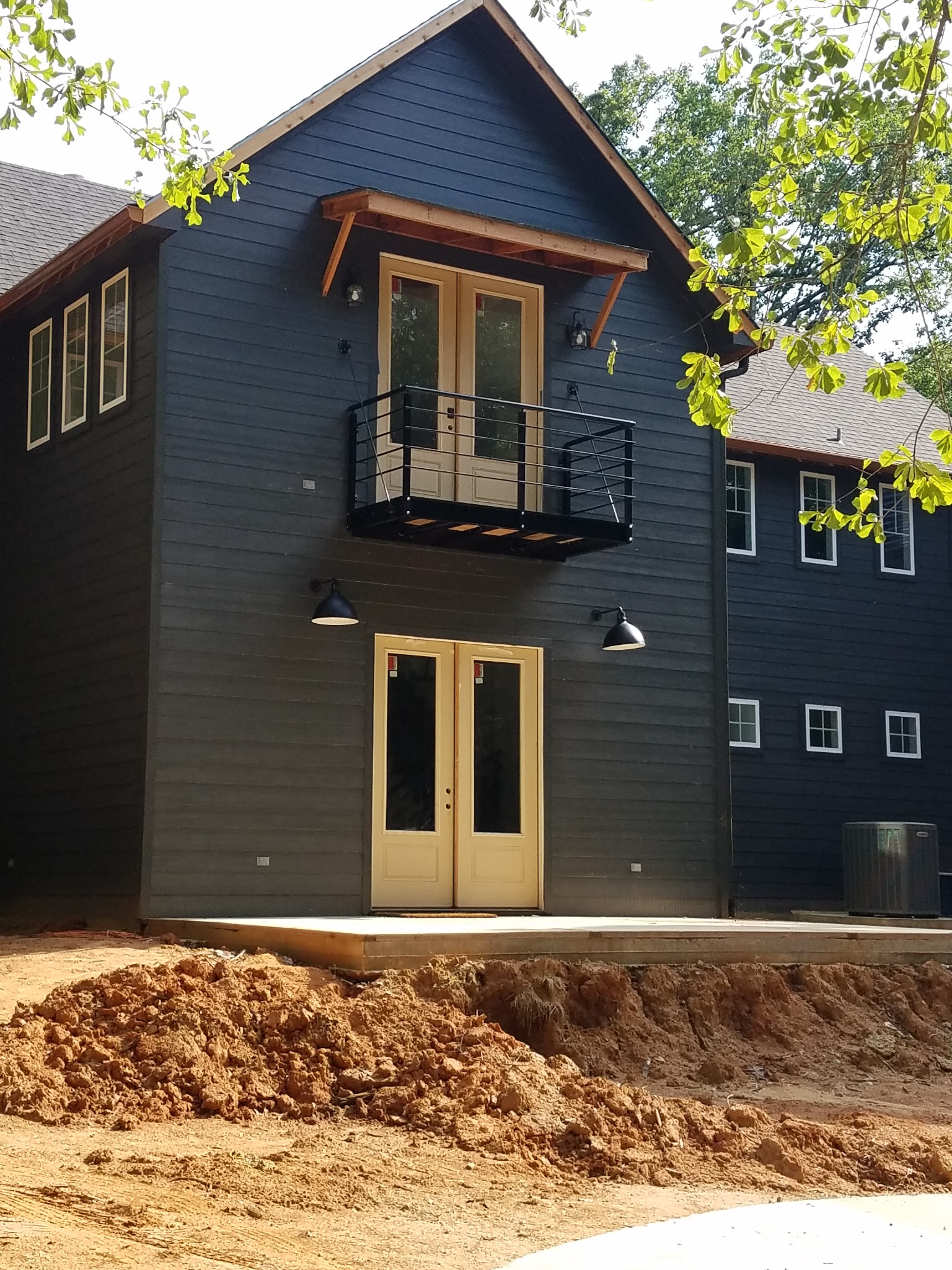 Custom steel balcony railing fabrication